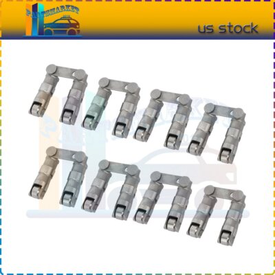 Hydraulic Roller Lifters with Link Bar Small Block Fits Chevy SBC 350 265-400 V8