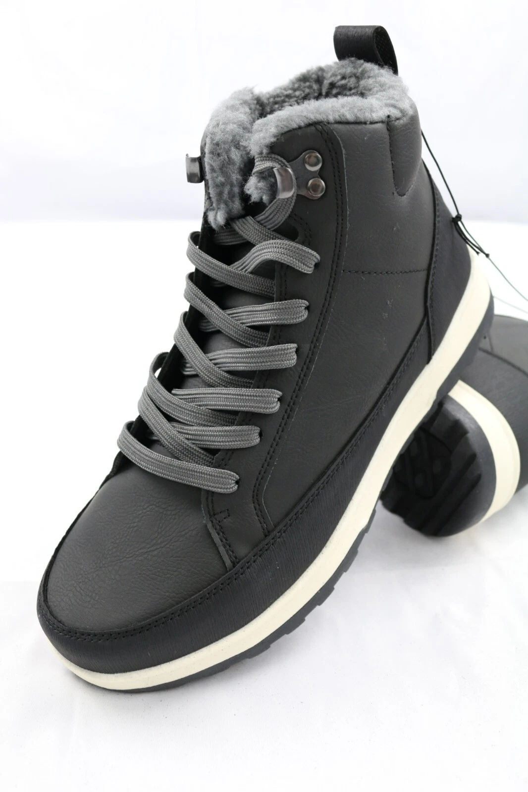 Weatherproof Men's Logjam Memory Foam Sneaker Boots Dark Gray Sizes 10 , 11 , 12