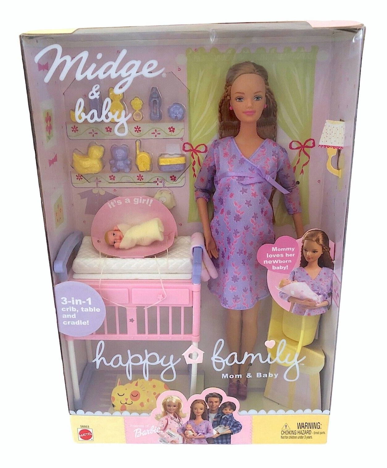 Barbie Midge Happy Family - Grávida - Midge & Baby 2002