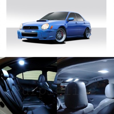 7 X White Led Interior Lights For 2002 2003 Subaru Impreza Wrx Sti Pry Tool Ebay
