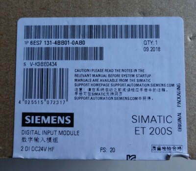 Siemens Simatic ET200s ,  Digital Input Module, Neu