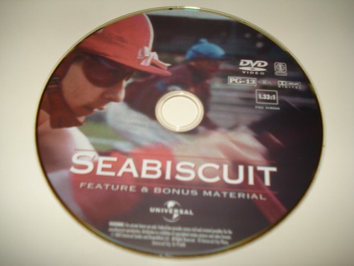 SEABISCUIT DVD DISC ONLY CLEANED TESTED FREESHIP NO TRACKING 