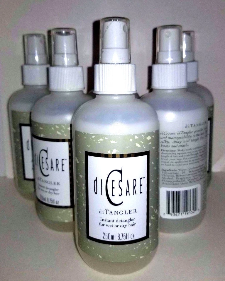 Paquete de 6 desenredadores instantáneos DiCesare DiTangler para cabello húmedo o seco 8,75 fl oz cada uno Foto 4 de 4