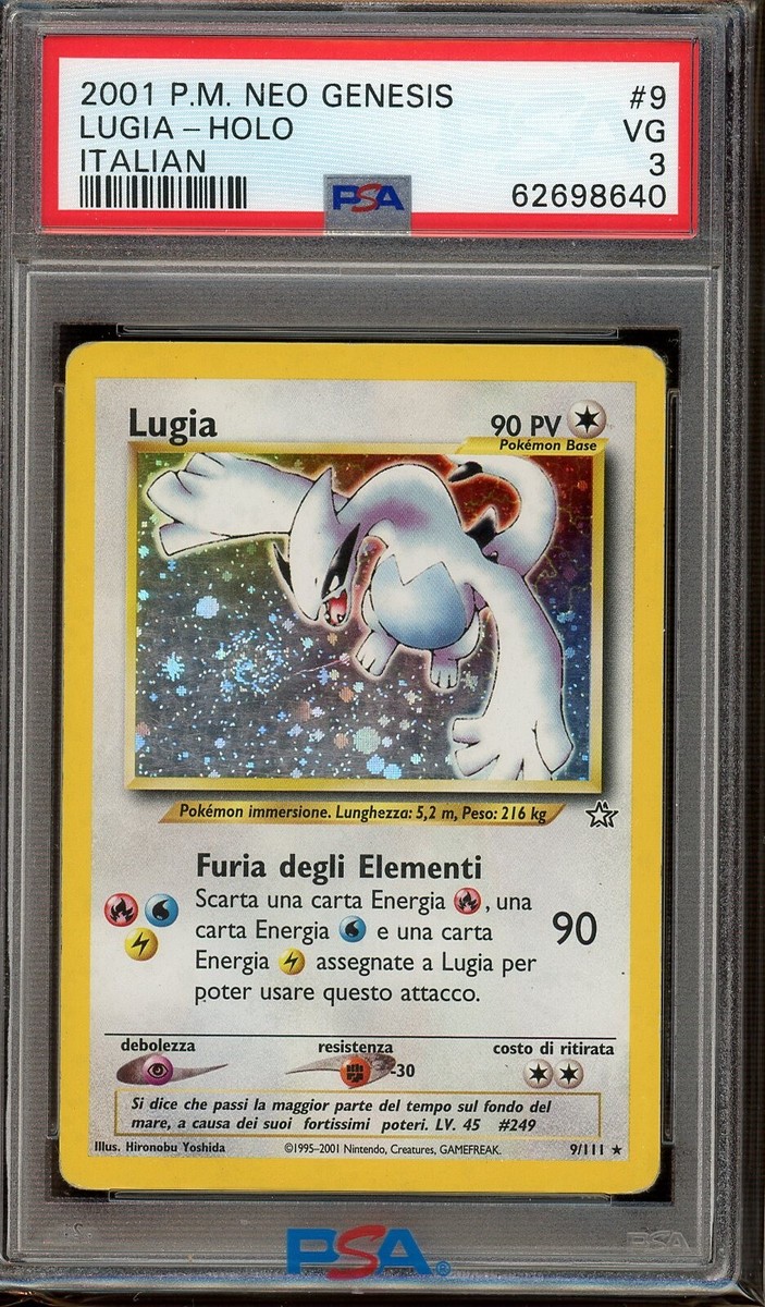 Lugia 9/111 英語版 Lugia 9/111 Neo Genesis Holo for sale online | eBay