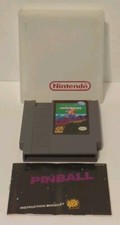NES Game Pinball - (NES, Nintendo, 1985)  W/ Manual Tested NICE