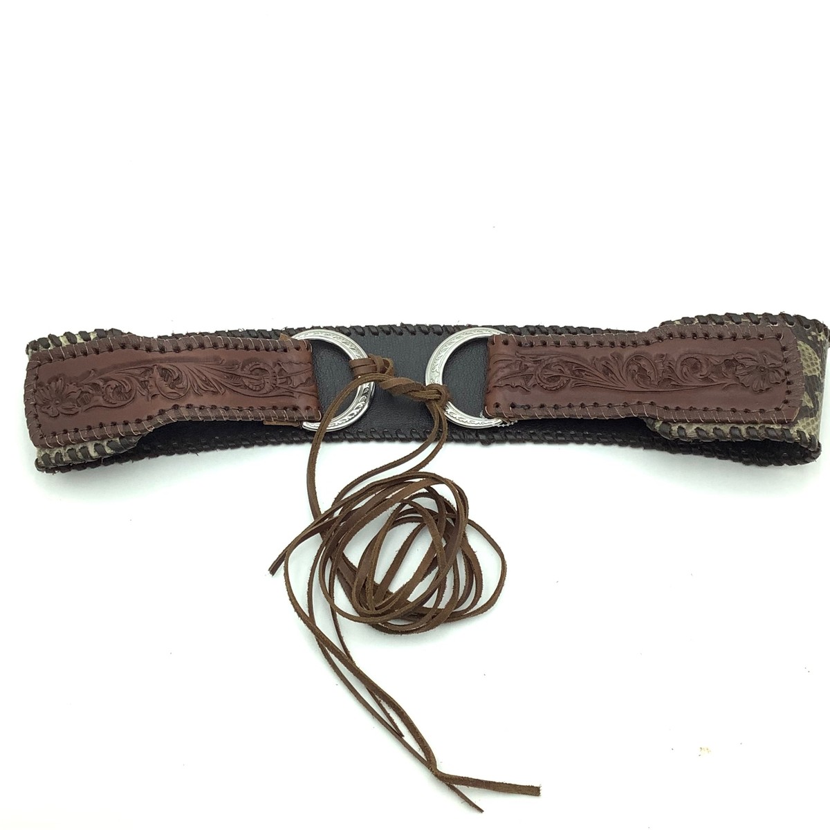 Horse Shoe Brand Brown Snakeskin Belt Size XL FG_Belts_9-20-18_0003_9_20_18_  main image 3