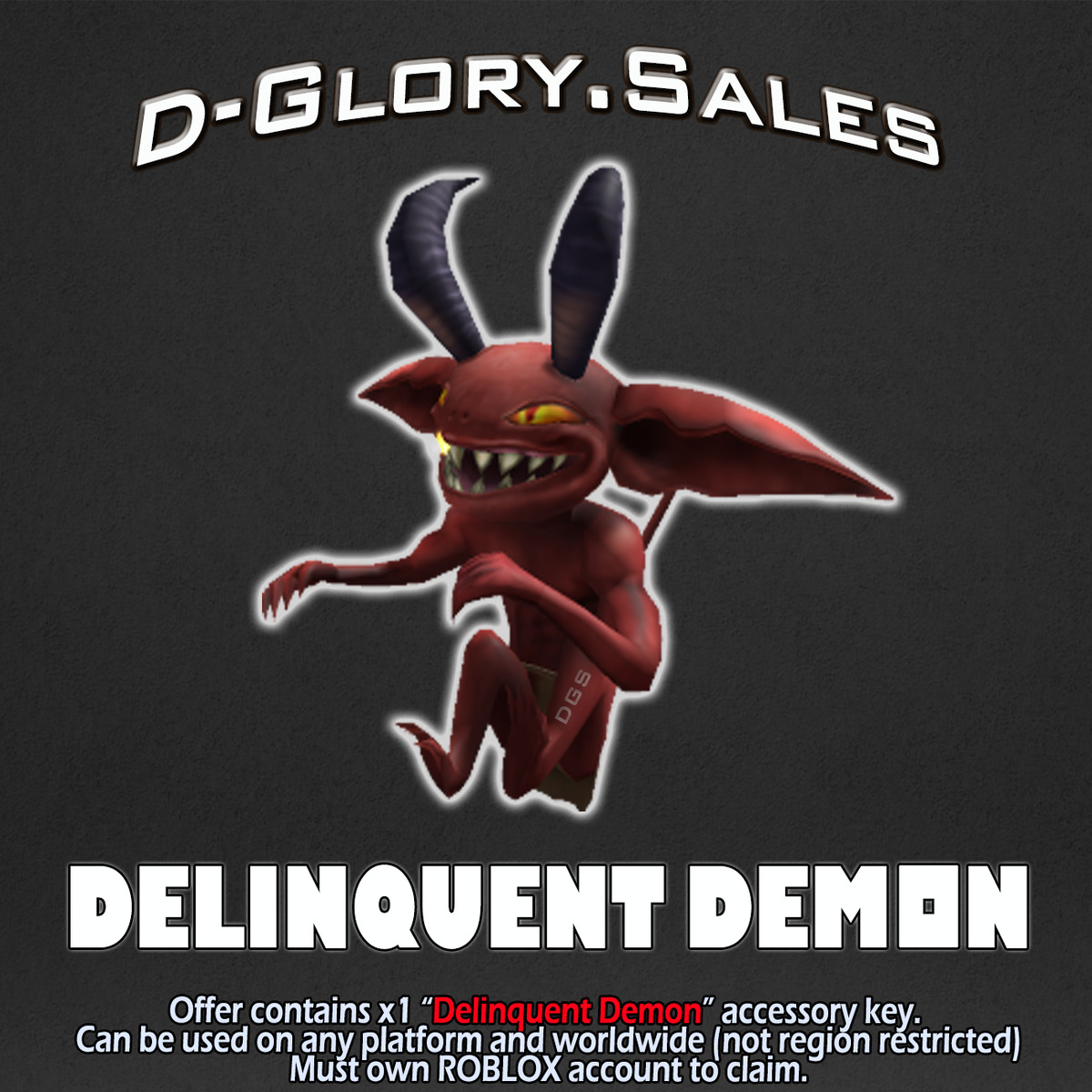 FREE ACCESSORY! HOW TO GET Delinquent Demon! (ROBLOX  PRIME GAMING  2023) 