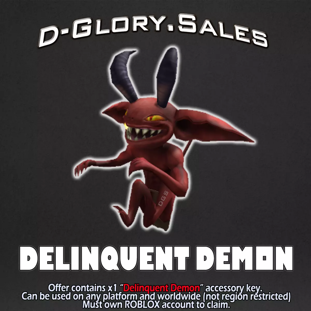 How to claim Roblox Prime Gaming rewards: Delinquent Demon accessory -  Dexerto