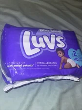 LUVS Pro Level  Disposable Baby Diapers Jumbo Pack - Size 2 - 40 Count