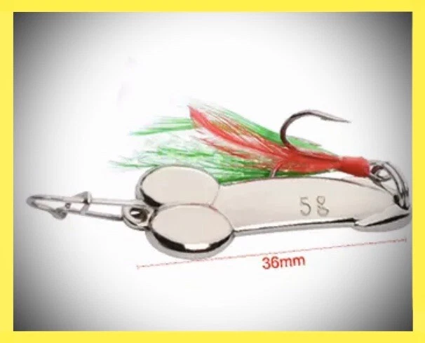 * (5) Señuelos de pesca de pene de 5 gramos - ¡Atrapa peces! ¡Envío desde USA! ¡Regalo divertido único! Foto 2 de 3