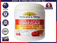 Nature's Way Apple Cider Vinegar 1200mg MAX STRENGTH 90 Tablets Natures Way AU