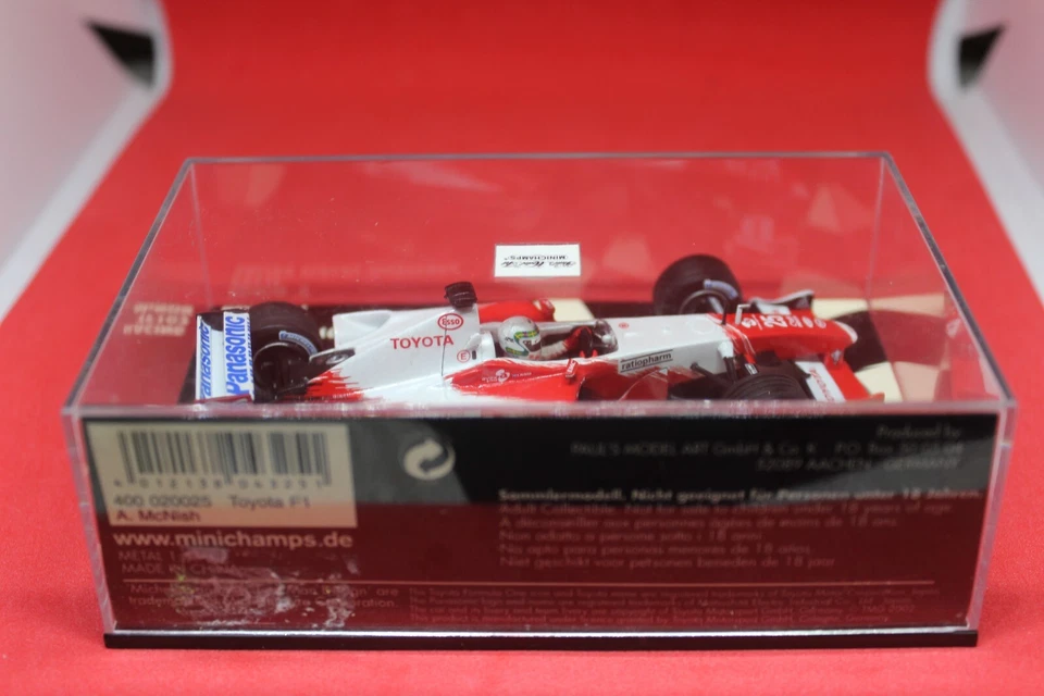 1/43 Panasonic Toyota Racing TF102 (2002) - #25 A. McNish - MINICHAMPS - Immagine 3 di 3
