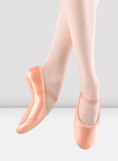 Zapatos de ballet satinados de suela completa Bloch Children Prolite