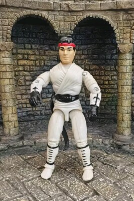 GI Joe/Action Force Vintage 1990er Ryu Hasbro 1/18 Street Fighter 2 Figur