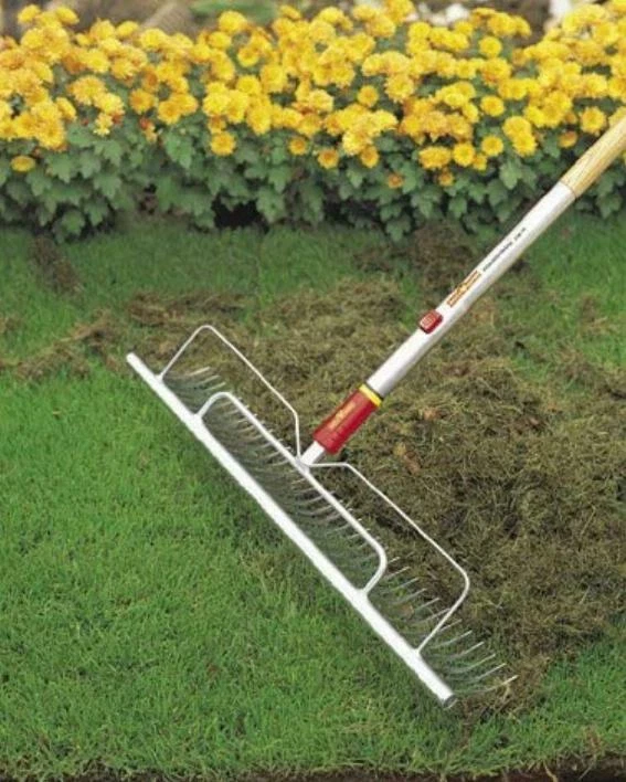 Garden Giant Longspan Wide Range Rake Lawn Care Tool Head Multi Change WolfUHM