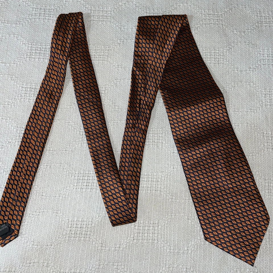 "Vestido Laurant Bennet Corbata Talla 57"" Bronce Negro Negocios Formal Ciudad" Foto 3 de 4