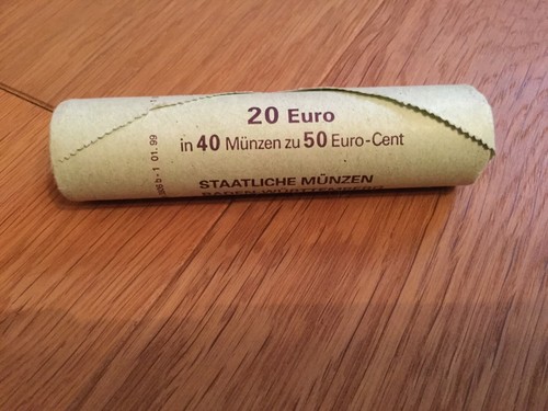 ORIGINAL ROLLE 50 CENT 2002 - Deutschland - Staatliche Münze Baden-Württemberg - Bild 1 von 4