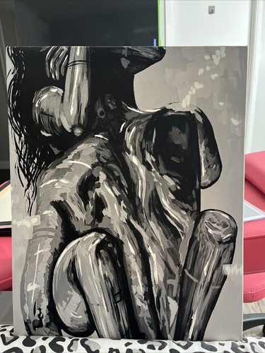 Erotic Couple Art Canvas