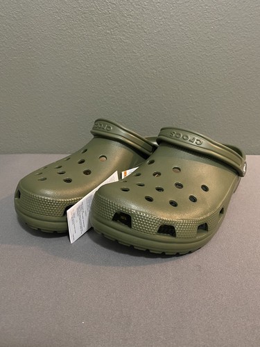 Crocs Classic Cayman Clogs - Army Green 