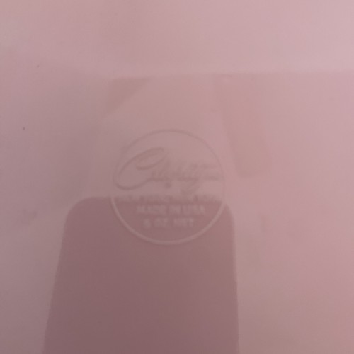 Vintage Celebrity Dusting Powder Crystal Cut Plastic w/puff & Powder Sealed - Picture 3 of 11