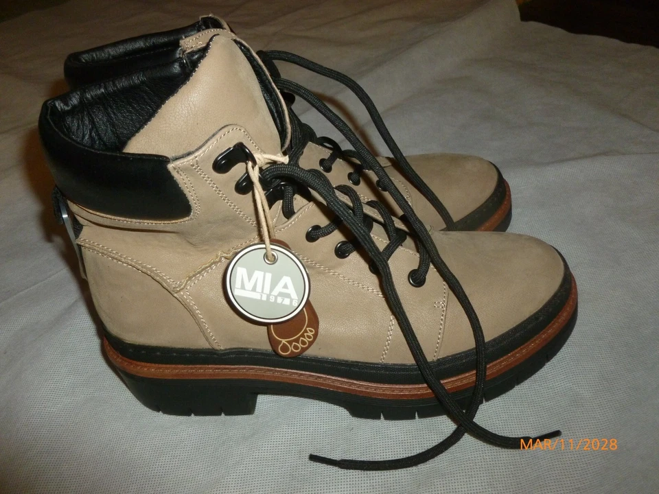 NUEVO SIN CAJA MIA Vegano Senderismo Construcción Trabajo Botines Zapatos Rayanna talla 8.5 Foto 4 de 4