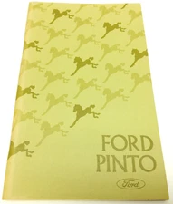 1975 Ford Pinto Factory Original Glovebox Owners Manual Book