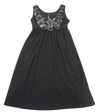 NIC & DOM Women's Size S A-line Casual Flowy Little Black Sundress NEW