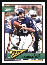 Fran Tarkenton 2018 Panini Classics #152 FOOTBALL Card