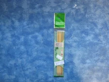 CHIAOGOO DOUBLE POINT PREMIUM BAMBOO 6" KNITTING NEEDLES SIZE 5 NIP B
