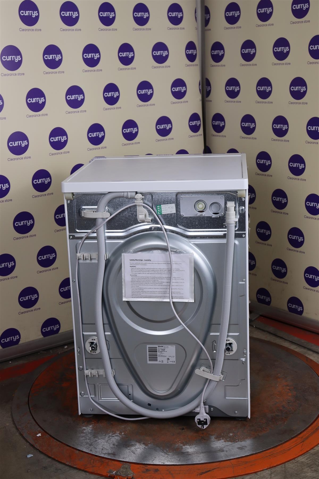 MIELE 8kg 1400 Spin Washing Machine White REFURBC Currys eBay