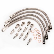 Tritdt Turbo Water Line Kit 6an For Nissan Z32 300zx Fit Garrett Gt28r Gt30r Tritdt Turbo Water Line Kit 6an For Nissan Z32 300zx Fit Garrett Gt28r Gt30r
