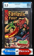 Fantastic Four #63 ~ CGC 5.5 ~ Jack Kirby cover, Stan Lee story ~ Marvel (1967)