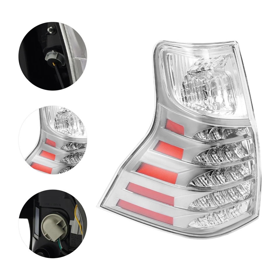 Left Side Rear Tail Light LED and Halogen Tail Light For 2014-2023 Lexus gx460 Foto 3 de 4