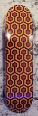 Rare Real Dennis Busenitz Overlook Scratch Off Slick skateboard deck The Shining