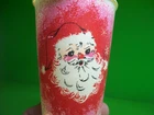 Santa Claus Beverage Waxed Paper Cup CA Reed Westvaco Christmas Original Vintage