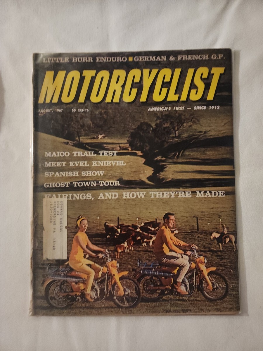 1967 August MOTORCYCLIST America First Maico Trail Test (CP11) | eBay