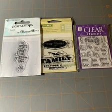 Studio G Clear Stamps Crafts Scrapbooking Family Treasure
