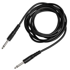 10ft Straight Guitar Cable, 1/4 Inch Black Electric Guitar Cable for Pro Audio