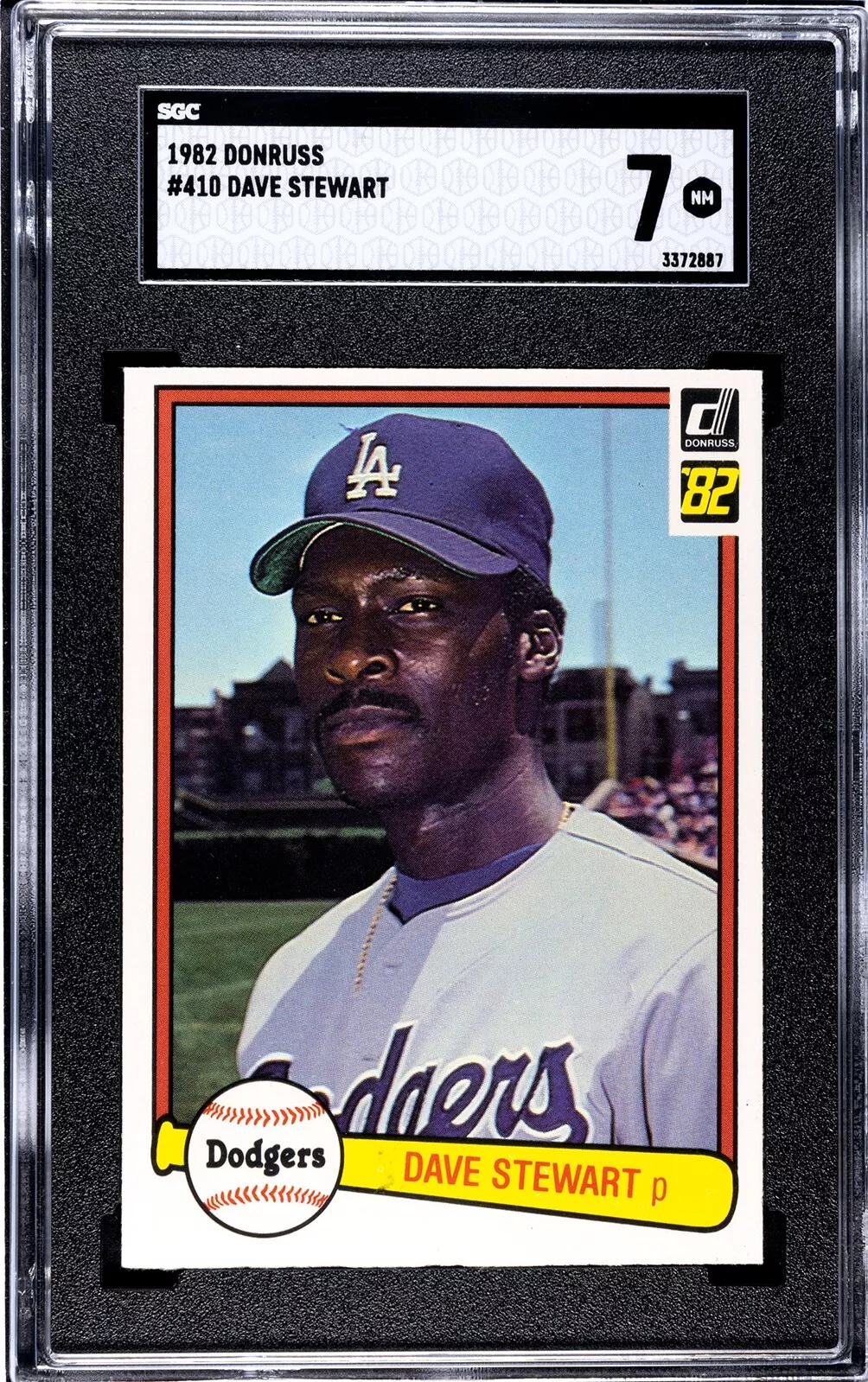 Dave Stewart trading card