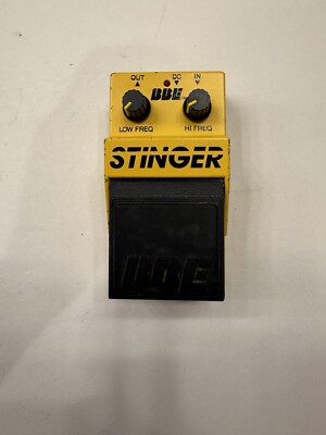 BBE Model 601 Stinger Sonic Stomp Enhancer Rare Vintage Guitar Effect Pedal