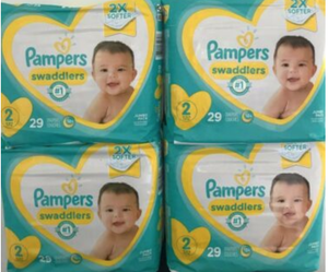 box of size 2 pampers