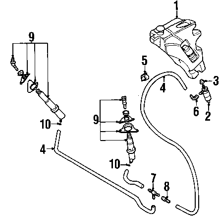 AUDI 8N0955102 GENUINE OEM CYLINDER