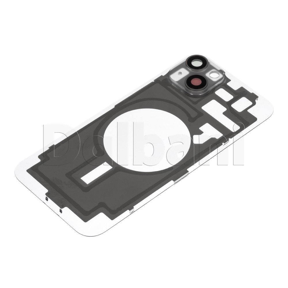 Clear Back Glass Battery Cover for Apple iPhone 14 Plus Transparent