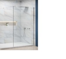 Nexa By Merlyn 8mm Chrome Frameless Wet Room Shower Screen