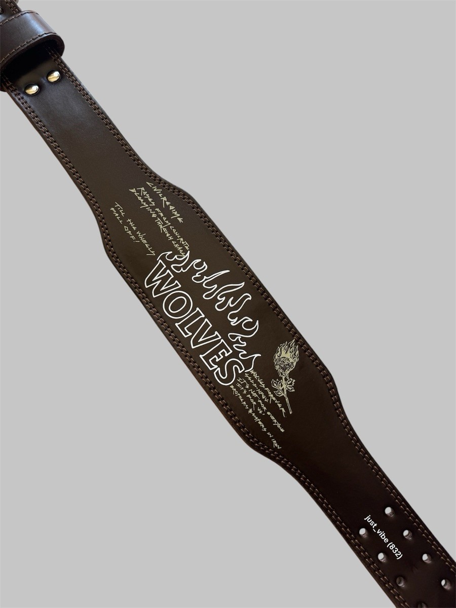 Darc Sport x Civil Regime The Wolf & The Rose Weightlifting Belt