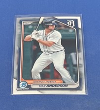 2024 Bowman Chrome Prospects #BCP-128 Max Anderson Detroit Tigers