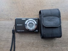 Sony Cybershot DSC-W215 12.1MP 4x Zoom Digital Camera - Black no charger