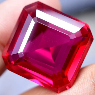 Extremely Rare & Natural 56.72 Ct SUNRISE RUBY GGL Certified Loose Gemstone