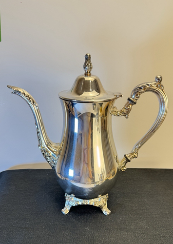 Vintage Oneida versilbert Kaffee Tee Service Set Milch Milch Milchkännchen Tablett LESEN - Bild 7 von 11