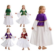 Girls Outfits Flared Sleeve Costume Birthday Princess Banquet Dress Outfit Show
